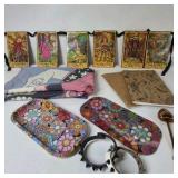 Mixed Lot Tarot Cards Scarves Journals Accessories Colorful Assorted Items