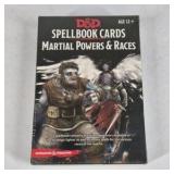 Dungeons & Dragons Spellbook Cards Martial Powers & Races D&D Set