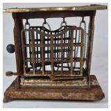 Vintage Electric Toaster Metal Wire Cage Bread Toaster