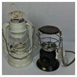 Vintage Lantern Lot Oil Kerosene Hurricane Lamp Camping Light Metal