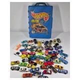 Vintage Hot Wheels Mattel Carry Case Die Cast Car Lot Racing Toy Storage Box