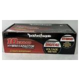 Rockford Fosgate 10 Farad Hybrid Capacitor Digital Voltage Meter Car Audio