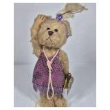 Boyds Bears Daisy Brass Button Bear Plush Flapper Dress 1920s Tag