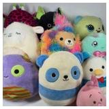 Squishmallows Plush Toy Lot Assorted Animals Panda Bear Lamb Pig Stuffed Plush