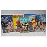 DVD Movie Lot Stuart Little 2 Shrek 2 Space Jam Wizard of Oz Family Films