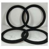 Speaker Foam Gasket Rings Audio Driver Sealing Rings Black Lot