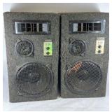 Pair of D-50 Speaker System Bookshelf Speakers High Frequency Control