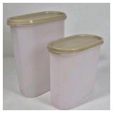 Tupperware Modular Mates Storage Containers Set Beige Lids Kitchen Canisters