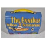 The Beatles Yellow Submarine Metal Lunch Box Tin Blue Psychedelic Design