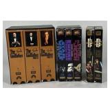 VHS Movie Lot The Godfather Trilogy Star Wars Original Prequel Films Collection