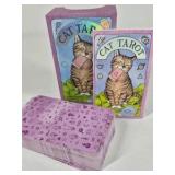 Tarot Card Lot Cat Tarot Deck Leather Case Astrology Cards Set