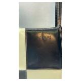 Gucci Shoulder Bag Black Cream Colorblock Slim Strap Purse