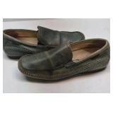 Pikolinos Leather Slip On Loafers Casual Comfort Shoes Green Mens Size 8