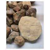 Mixed Natural Stone Rock Collection Assorted Rough River Rocks Display Craft Lot