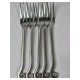 Stainless Steel Flatware Set Scroll Handle Forks Spoons Knives with Utensil Organizer Tray