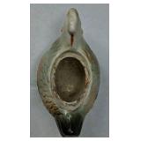 Vintage Style Ceramic Chicken Planter Pot Rooster Hen Figural Farmhouse Decor