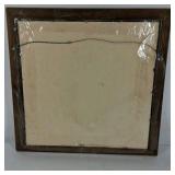 Miller High Life Beer Mirror Girl on Moon Wood Frame Bar Sign Vintage