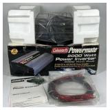 Coleman Powermate 2000 Watt Power Inverter 4000 Peak 12V DC to 120V AC