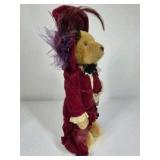 Boyds Bears Gabrielle Brass Button Bear Plush Victorian Dress
