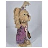 Boyds Bears Daisy Brass Button Bear Plush Flapper Dress 1920s Tag