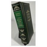 Mark Twain Classic Works Collection Tom Sawyer Huckleberry Finn Leatherbound Hardcover