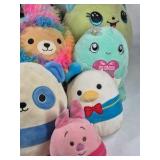 Squishmallows Plush Toy Lot Assorted Animals Panda Bear Lamb Pig Stuffed Plush
