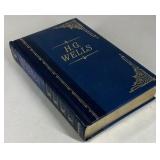 H.G. Wells Classic Science Fiction Collection Time Machine War of the Worlds Leatherbound Hardcover