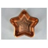 Copper Baking Molds Star and Fluted Pans Decorative Kitchen Bakeware Set