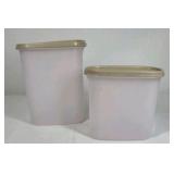 Tupperware Modular Mates Storage Containers Set Beige Lids Kitchen Canisters