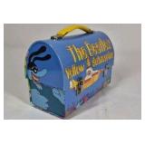 The Beatles Yellow Submarine Metal Lunch Box Tin Blue Psychedelic Design