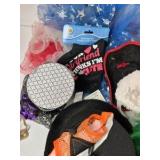 Dog Hats Accessories Lot Costumes Bandanas Bow Ties Holiday Pet Dress Up Bundle