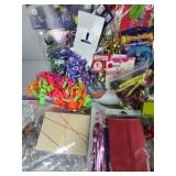 Party Supplies Lot Decorations Bows Picks Gift Wrap Craft Mixed Bundle