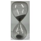 Glass Hourglass Black Sand Timer