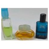Lot of 3 Perfume Bottles Estee Lauder Knowing Davidoff Cool Water Cologne