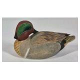 Green Winged Teal Duck Decoy George Kruth Danbury Mint North American Ducks