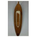 Vintage Ceramic Incense Burner Leaf Tray Turtle Accent Brown Glaze