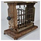 Vintage Electric Toaster Metal Wire Cage Bread Toaster