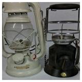 Vintage Lantern Lot Oil Kerosene Hurricane Lamp Camping Light Metal