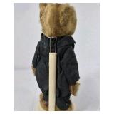 Boyds Bears Dex Brass Button Bear Plush Black Suit 2000s Tag