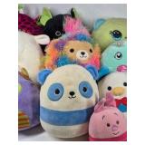 Squishmallows Plush Toy Lot Assorted Animals Panda Bear Lamb Pig Stuffed Plush