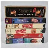 VHS Movie Lot American Pie 1 & 2 American Beauty Simply Irresistible Drama Comedy Films