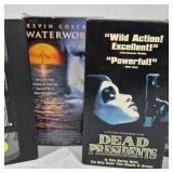 VHS Movie Lot Entrapment Waterworld Dead Presidents Tuxedo Naked Gun 33⅓ Comedy Action Films