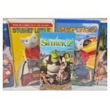 DVD Movie Lot Stuart Little 2 Shrek 2 Space Jam Wizard of Oz Family Films