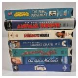 VHS Movie Lot Mixed Titles Animal House The Final Judgement Fletch Steve Martin