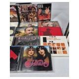 CD Music Lot Metallica Bon Jovi Heart Fleetwood Mac Pink Floyd Rock Albums