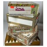 Cigar Box Lot Oliva Perdomo Romeo y Julieta Macanudo Wooden Storage Humidor Boxes