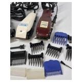 Oster Wahl Pet Grooming Clippers Trimmers Guards Combs Dog Cat Grooming Kit Lot