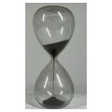 Glass Hourglass Black Sand Timer