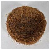 Second Nature Cedar Key Bird Nest Decor With Blue Eggs