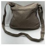 Travelon Crossbody Bag Gray Anti Theft Shoulder Purse Multi Pocket